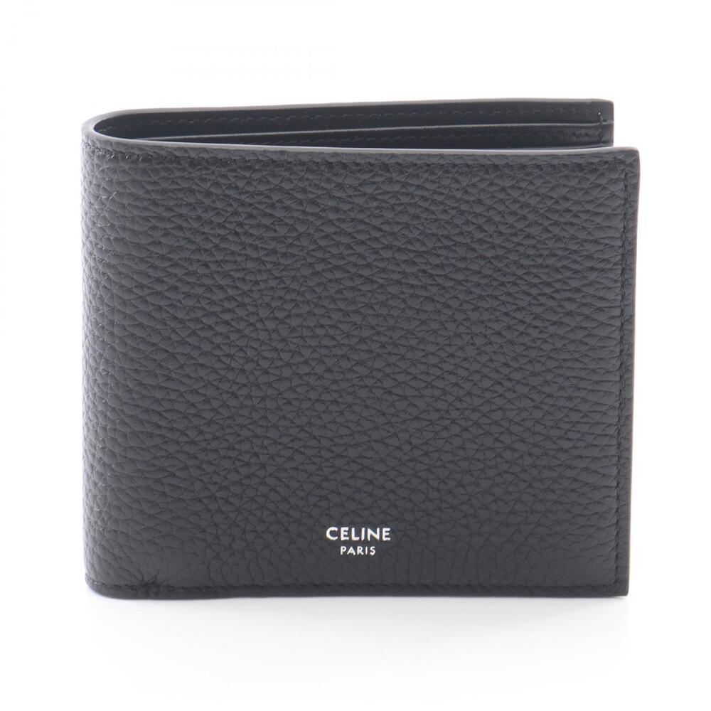Celine Bifold Wallet Leather Black